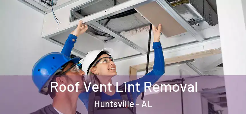 Roof Vent Lint Removal Huntsville - AL